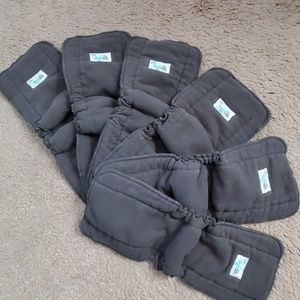 Six angelic ware cloth diaper pocket inserts